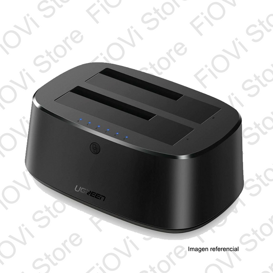 DOCKING STATION PARA DISCO DURO USB 3.0 DE DOBLE BAHIA UGREEN