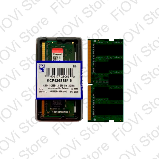 Memoria SODIMM Kingston KCP426SD8/16, 16GB, DDR4-2666 MHz, CL19, non-ECC, 1.2V.