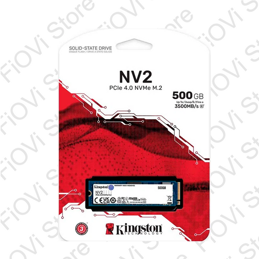 Disco Sólido SSD Kingston NV2 500GB PCIe 4.0 NVMe M.2 2280