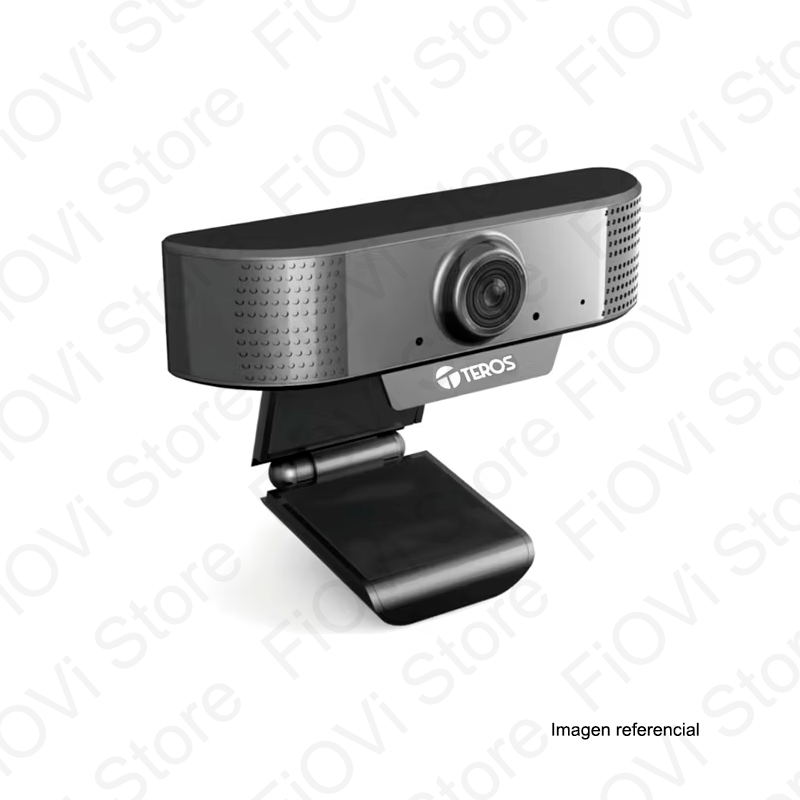 Cámara web TEROS TE-9070, hasta 1080p 2MP, micrófono incorporado, USB 2.0.