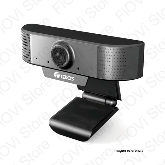 Cámara web TEROS TE-9070, hasta 1080p 2MP, micrófono incorporado, USB 2.0.